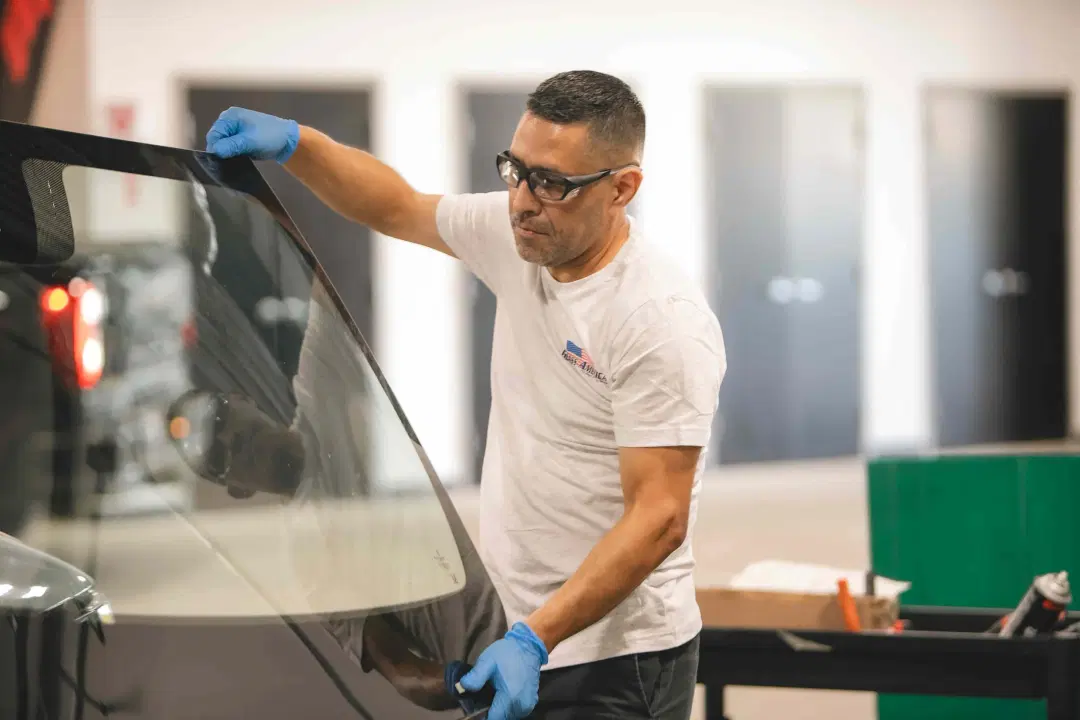 Professional auto glass replacement using OEM-quality materials